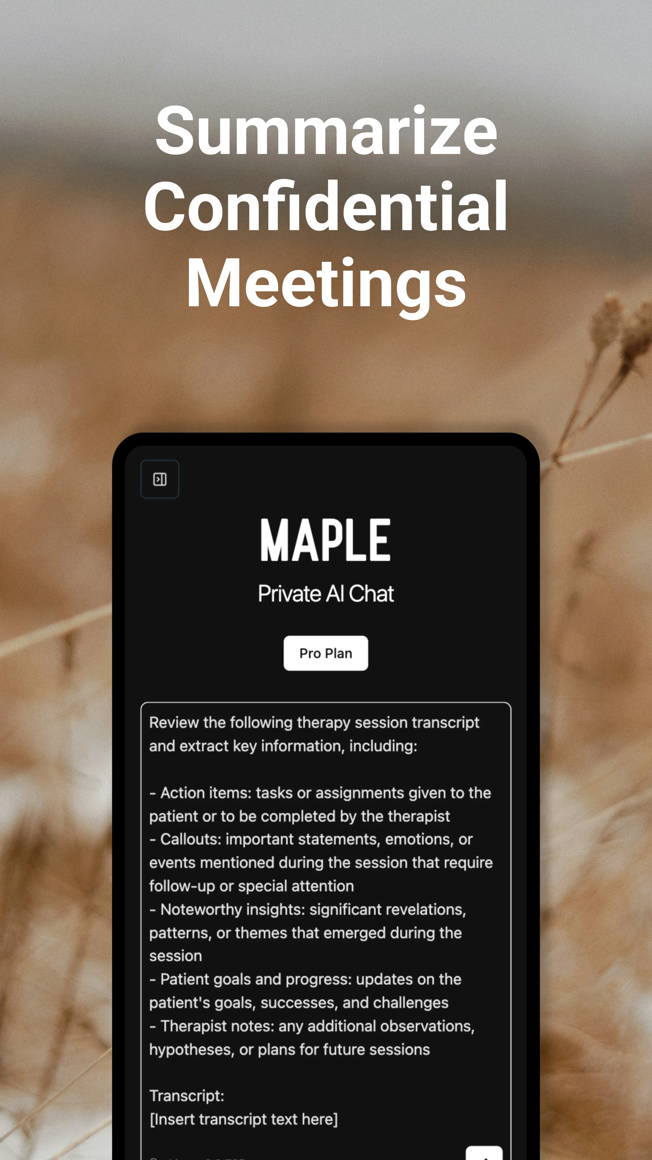 Maple - Private AI Chat & Sync screenshot